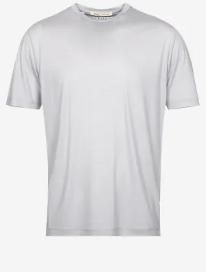 T-Shirt Kurzarm Vollmittel Beige