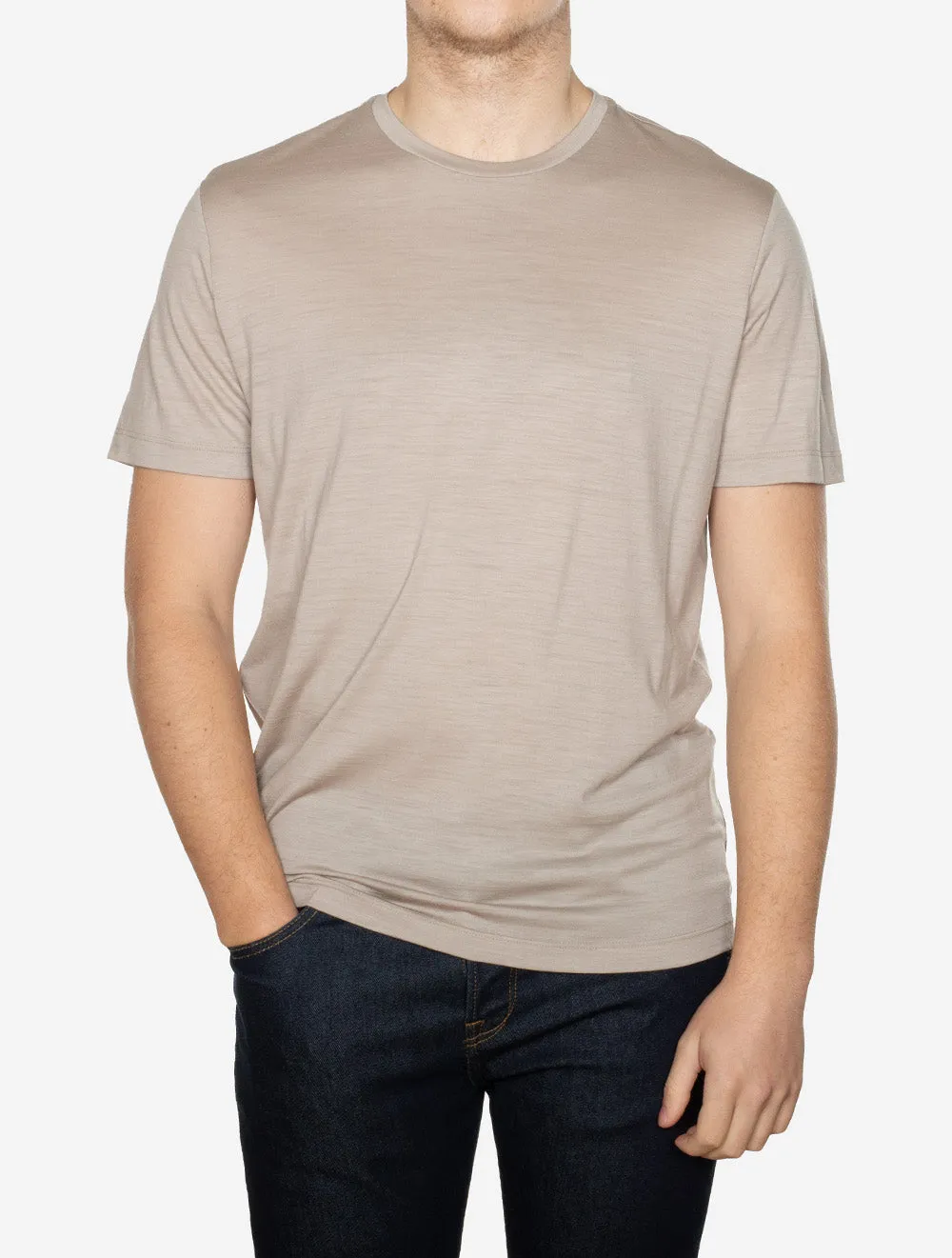 T-Shirt Kurzarm Hell Biscotti