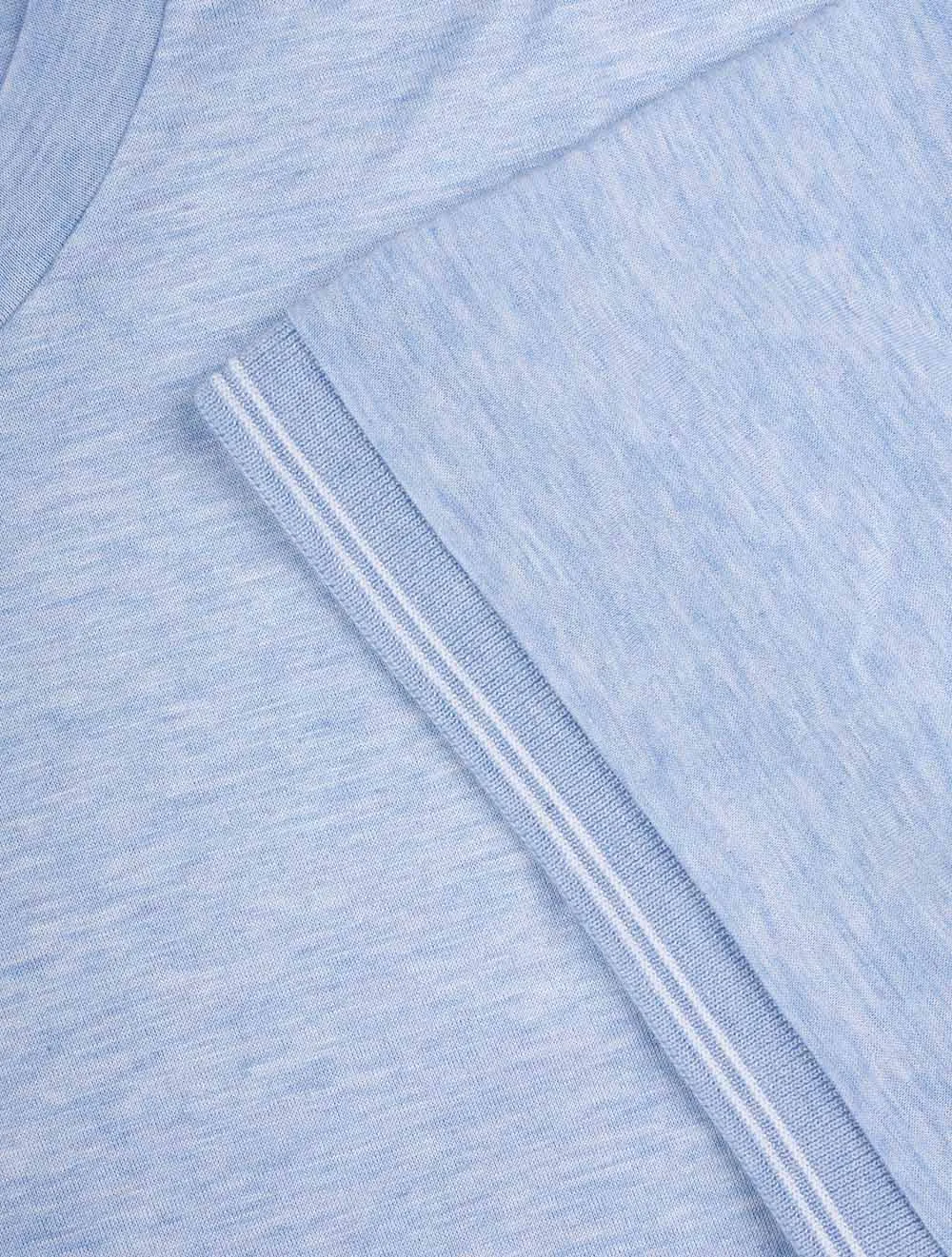 T-Shirt Mit Haifischabzeichen Blau