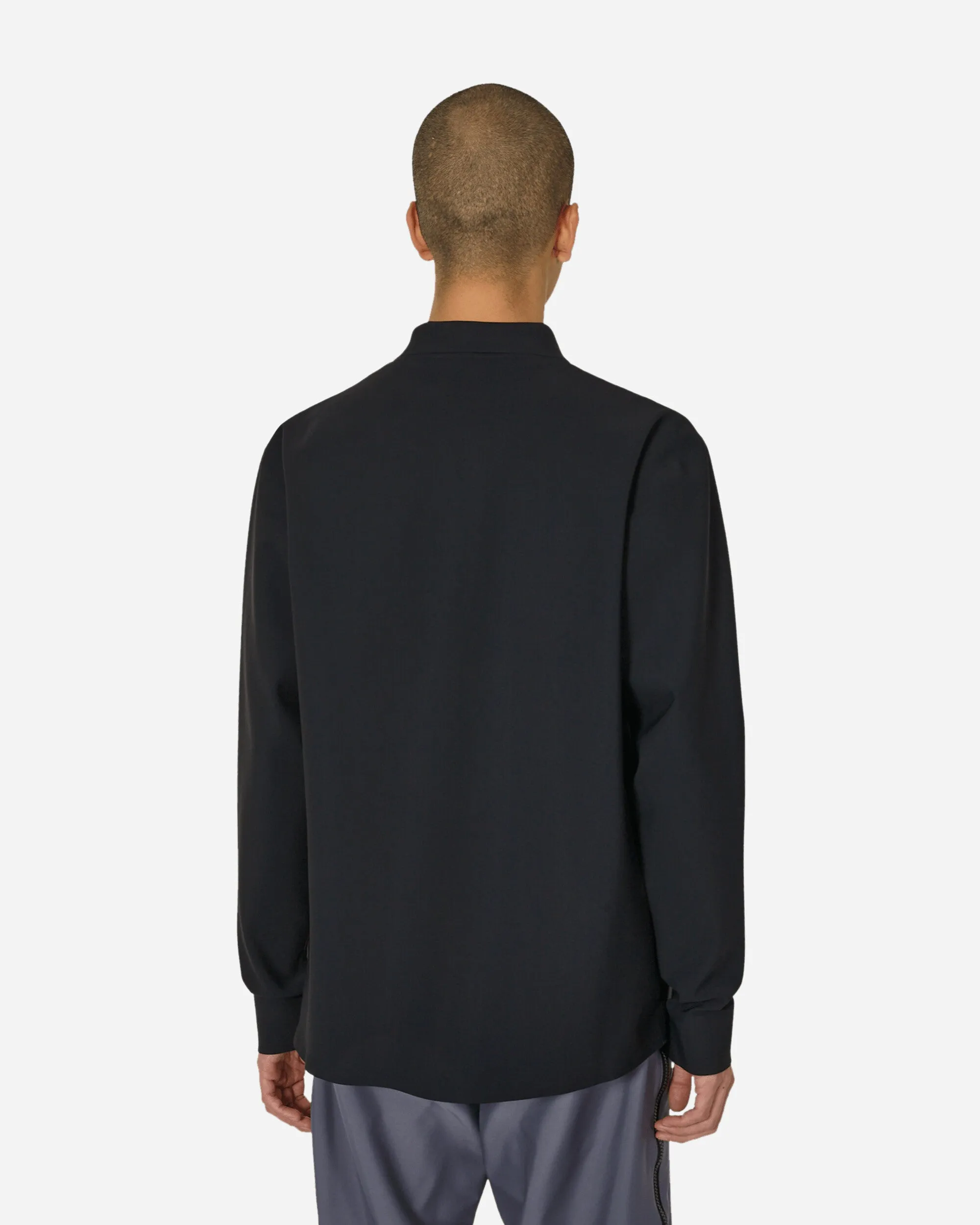 Geklebte Polo-Shirt Schwarz