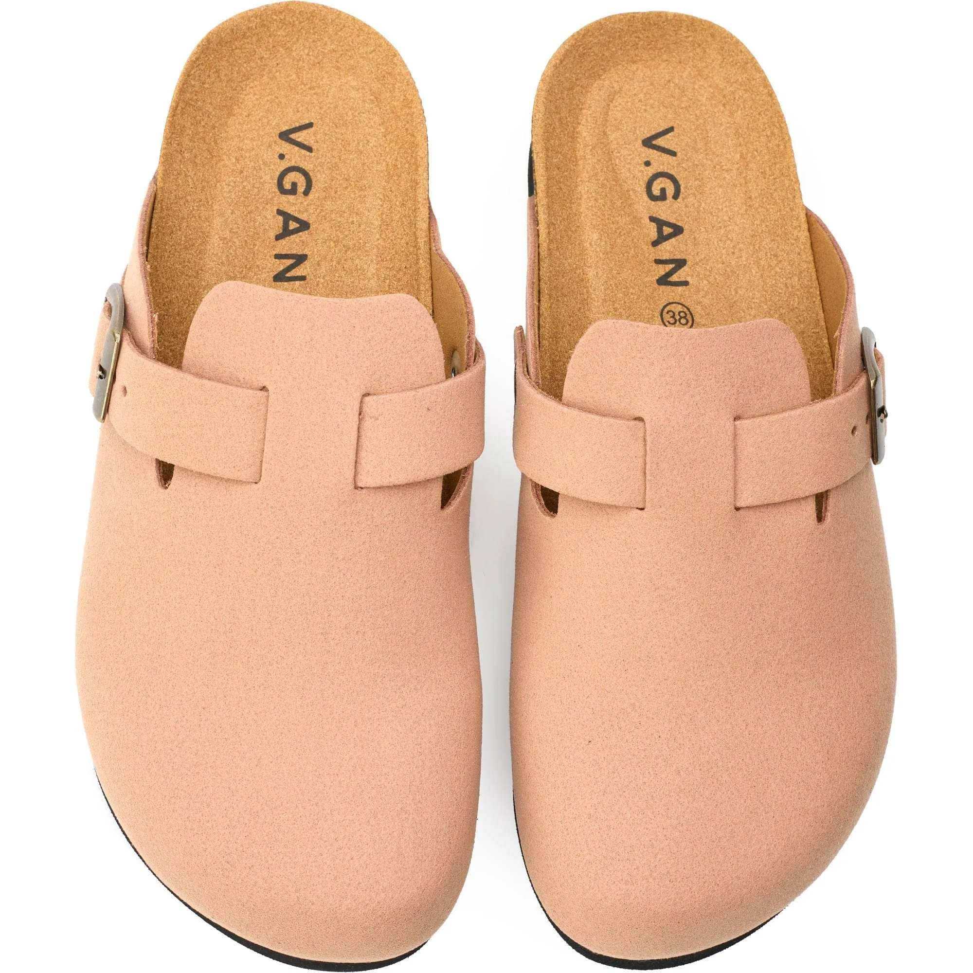 Taro Comfort Damen-Sandalen mit veganem Fußbett | Hellbeige