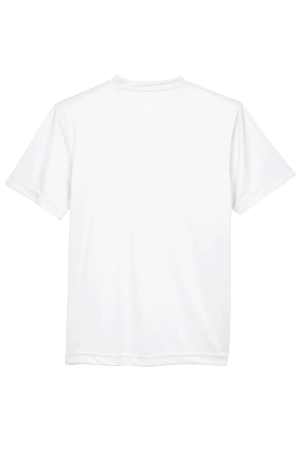 Team 365 Youth Zone Performance Feuchtigkeitstransportierendes Kurzarm-Crewneck-T-Shirt - Weiß