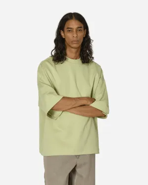 Tech Kurzarm-Fleece-T-Shirt Oliv Aura