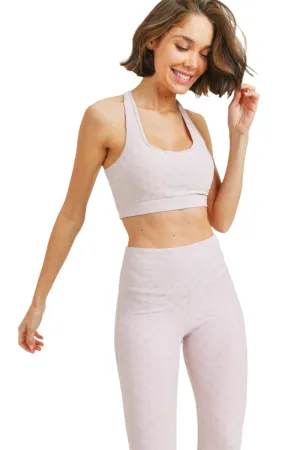 Strukturierter Jacquard-Punktoberteil TACTEL® Sport-BH AT8087