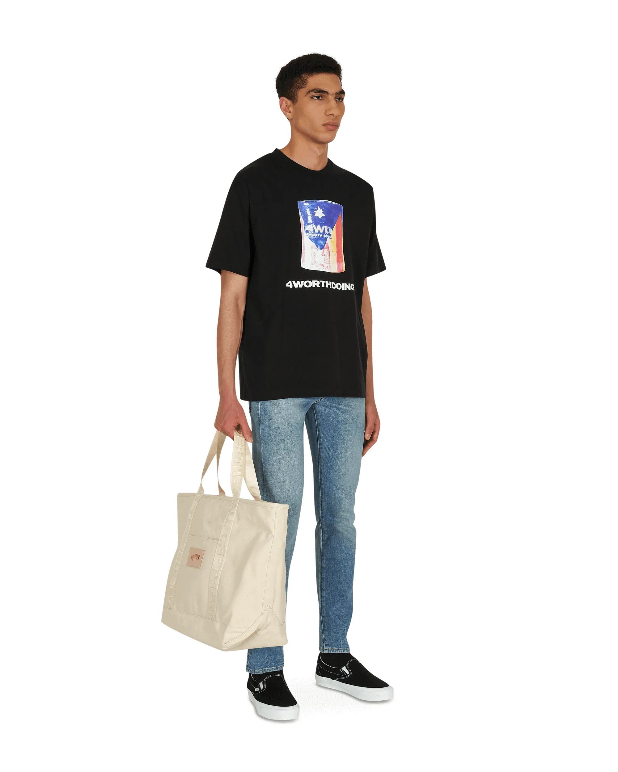 Das Keramik-Flaggen-T-Shirt Schwarz