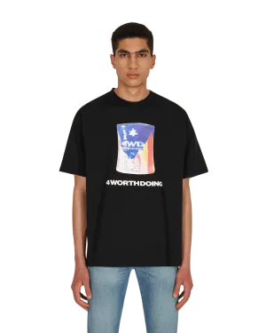 Das Keramik-Flaggen-T-Shirt Schwarz