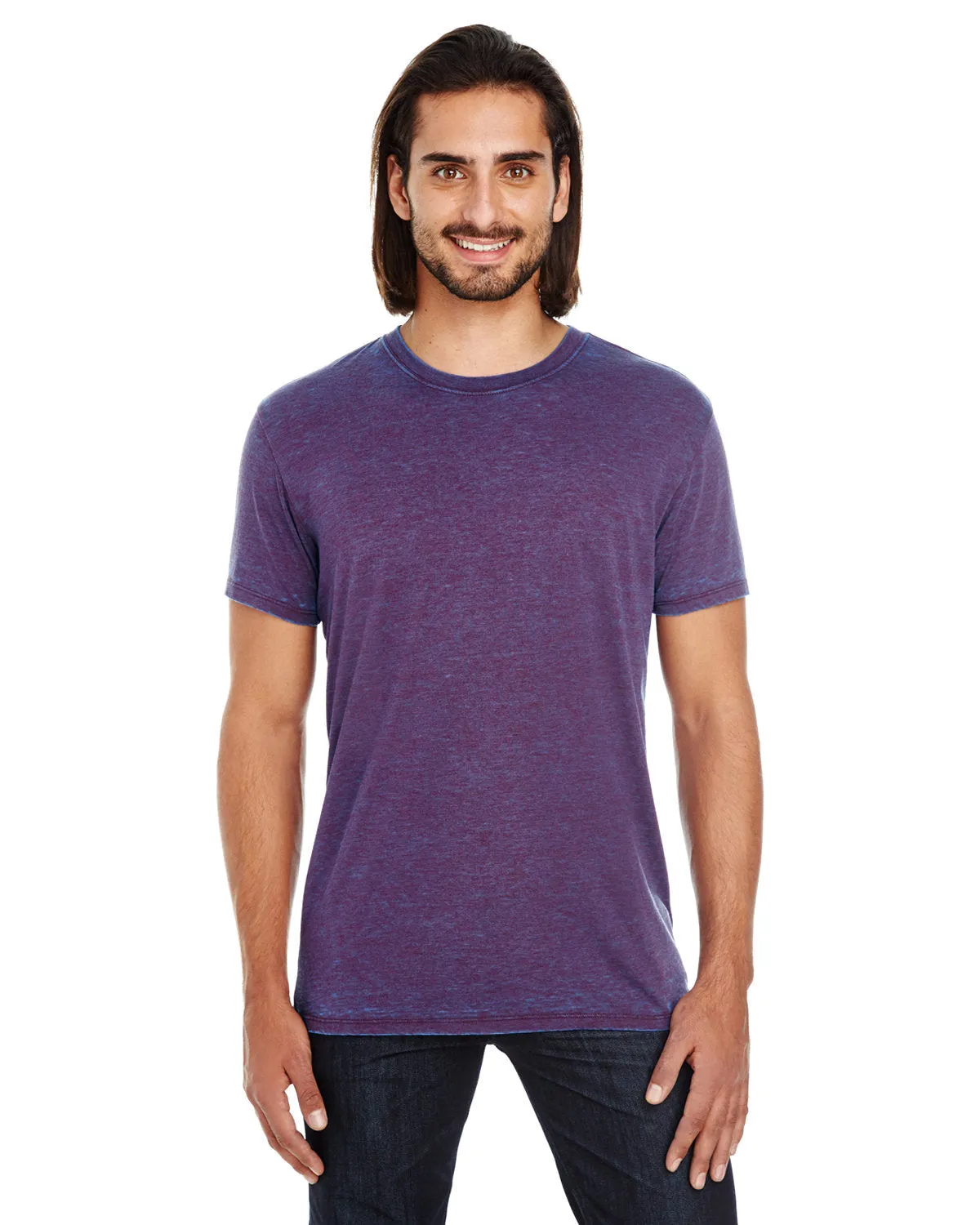 Threadfast Apparel 115A Unisex Kreuzgefärbtes Kurzarm-T-Shirt