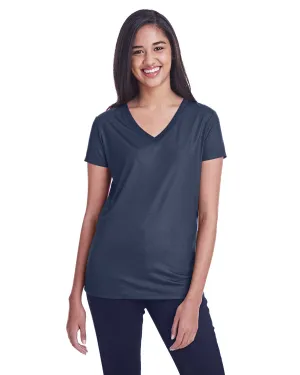 Threadfast Apparel 240RV Damen Liquid Jersey V-Ausschnitt T-Shirt