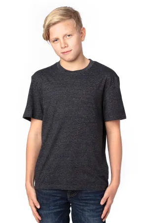 Threadfast Apparel Jugendliches Kurzarm-Rundhals-T-Shirt - Schwarz