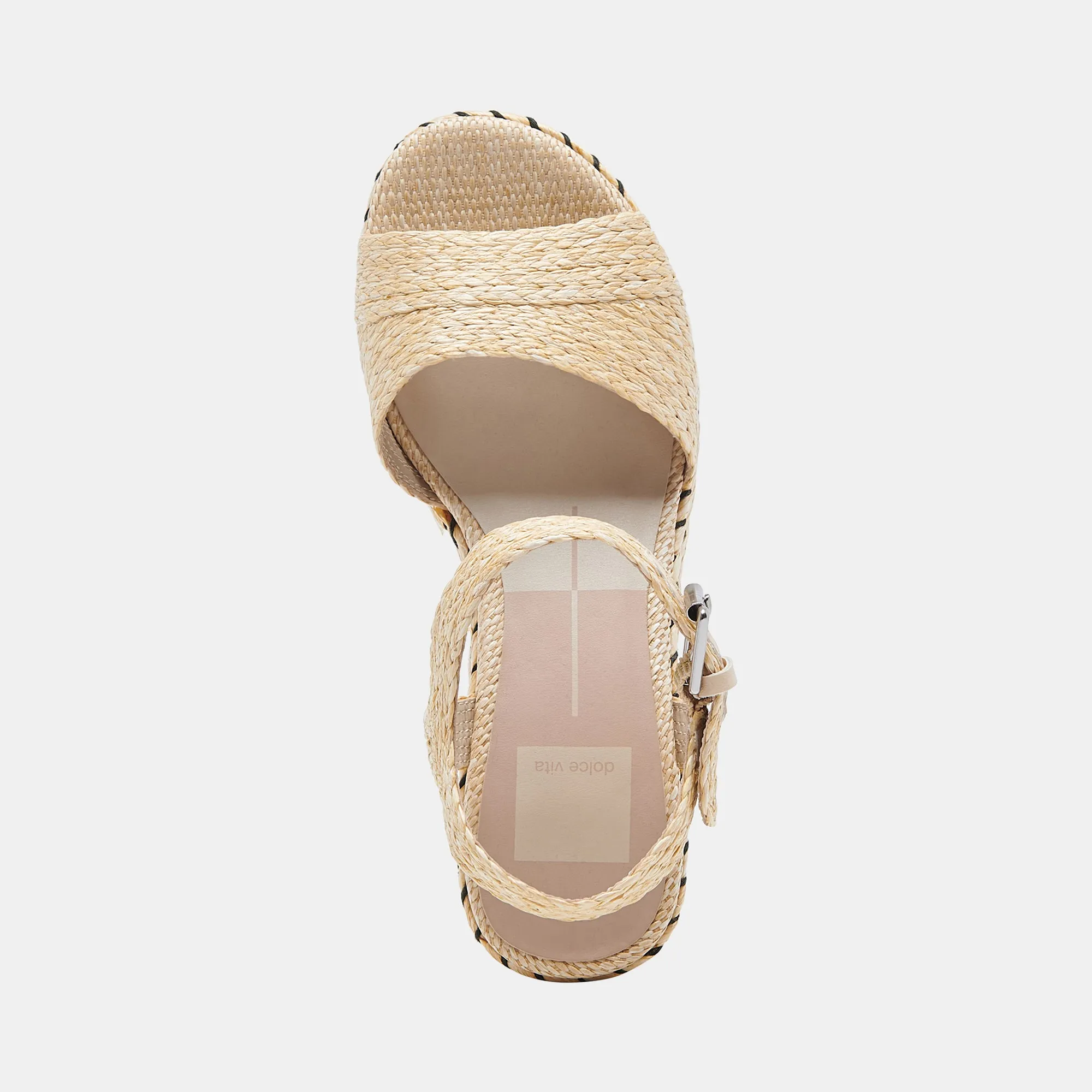 TIAGO WEDGES LT NATUR RAFFIA