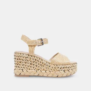 TIAGO WEDGES LT NATUR RAFFIA