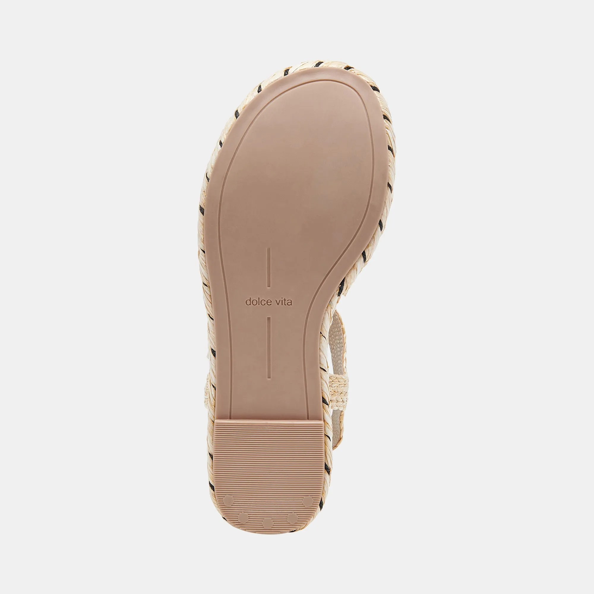 TIAGO WEDGES LT NATUR RAFFIA