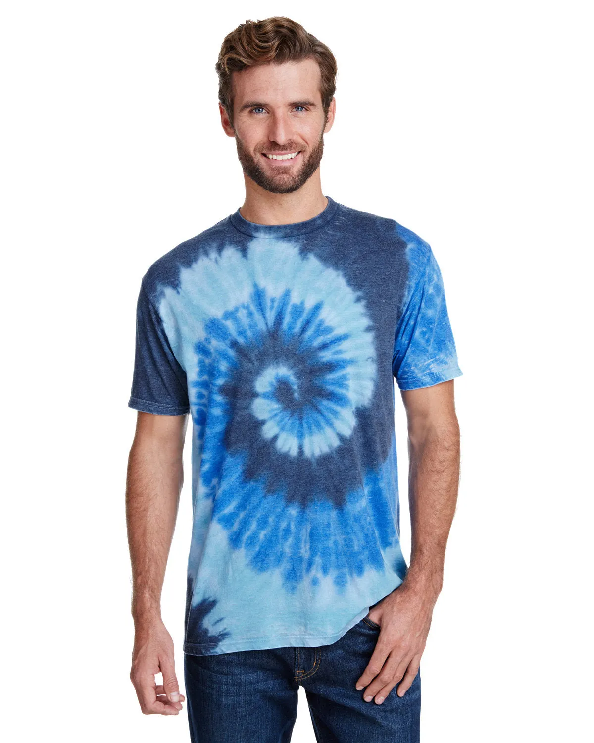 Tie-Dye CD1090 Erwachsenen Burnout Festival T-Shirt