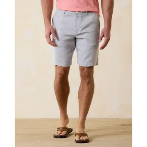 Tommy Bahama 10-Zoll Strand-Bundfaltenhose aus Leinen - Sturmgrau Herren Tommy Bahama