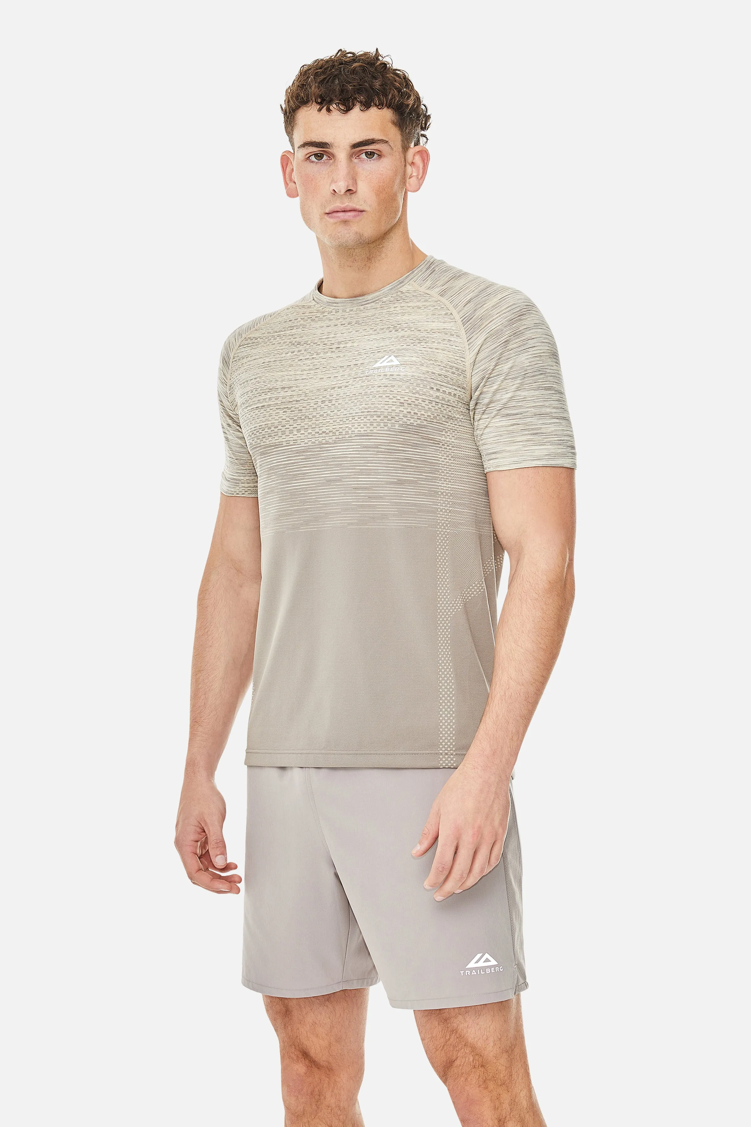 Trailberg Apex Nahtloses T-Shirt - Mondgestein