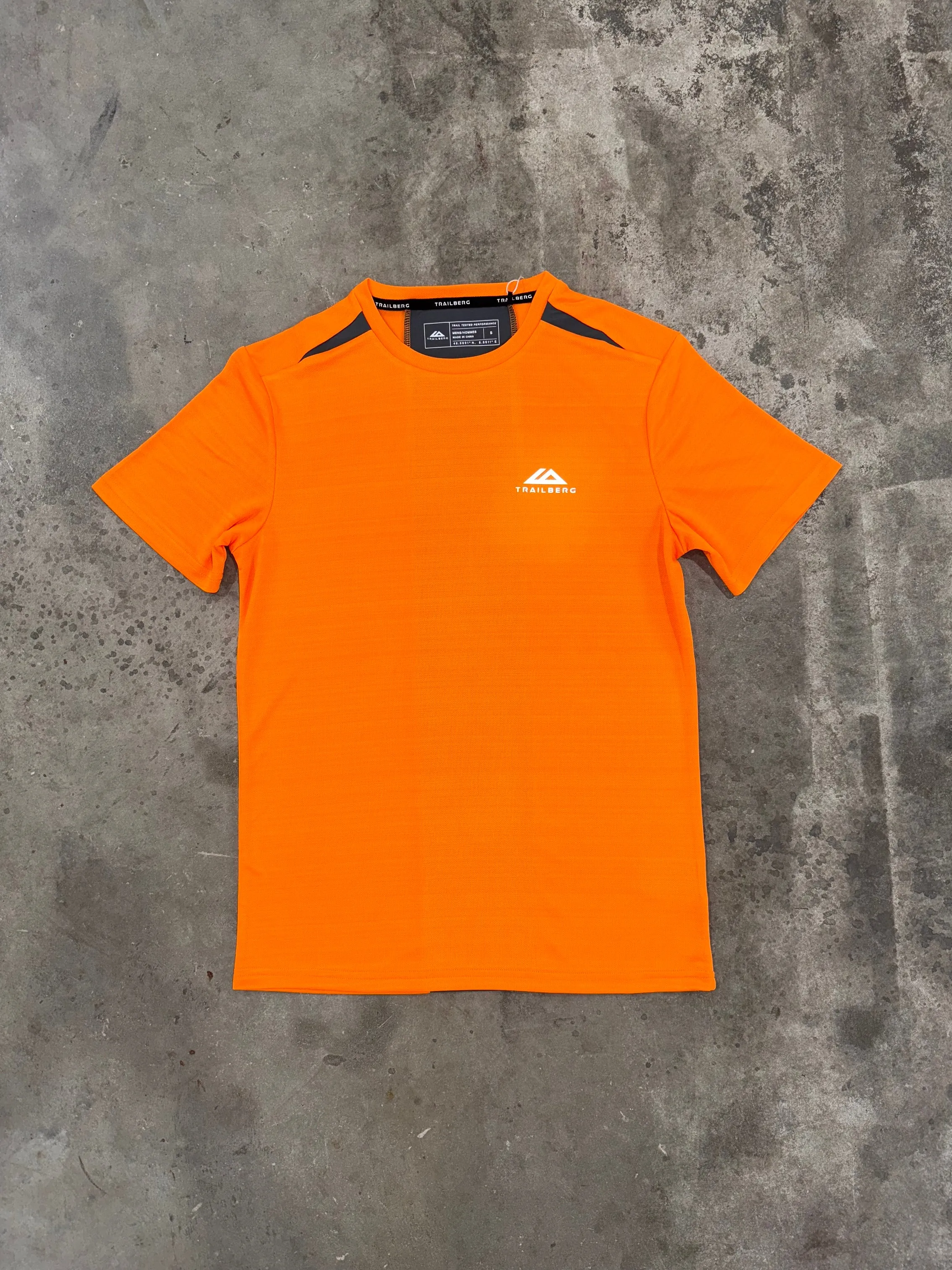 Trailberg Cloud SS25 T-Shirt - Orange / Irongate