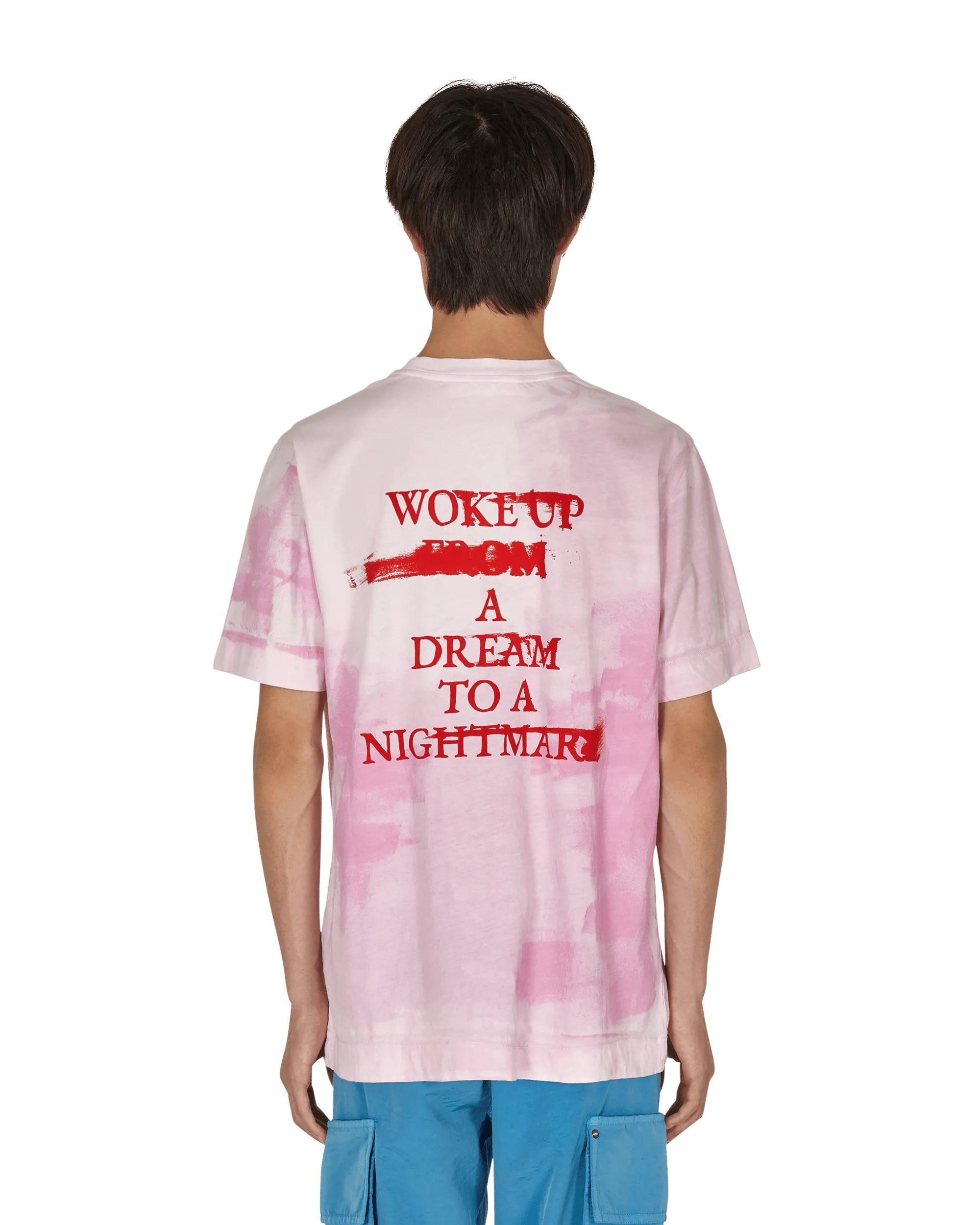 Behandeltes Albtraum-T-Shirt Pink