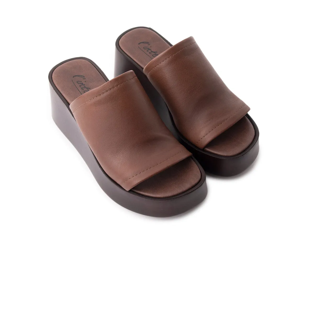Tresor Braun Leder