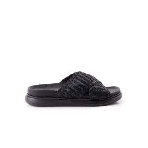 Tuva Black Raffia