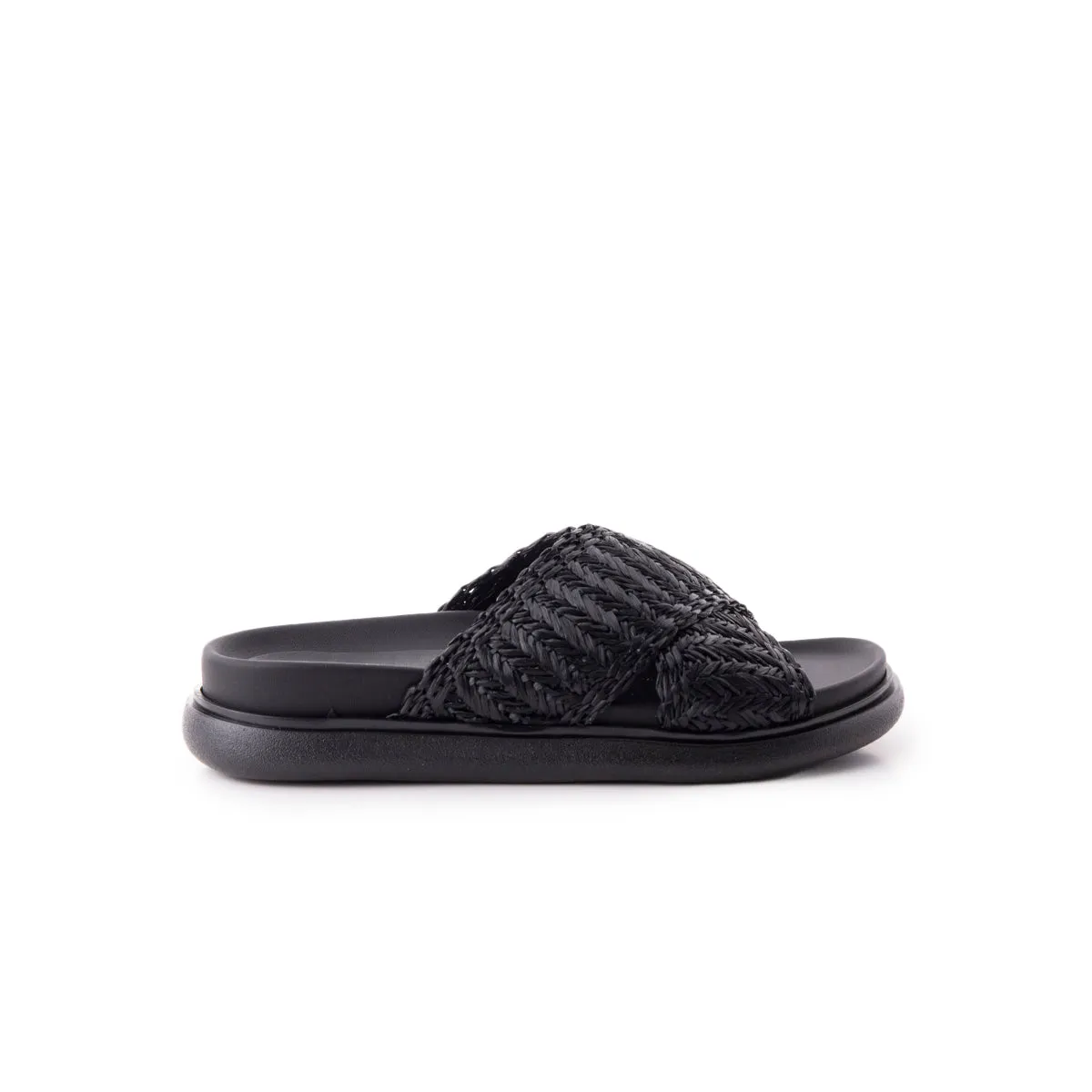 Tuva Black Raffia
