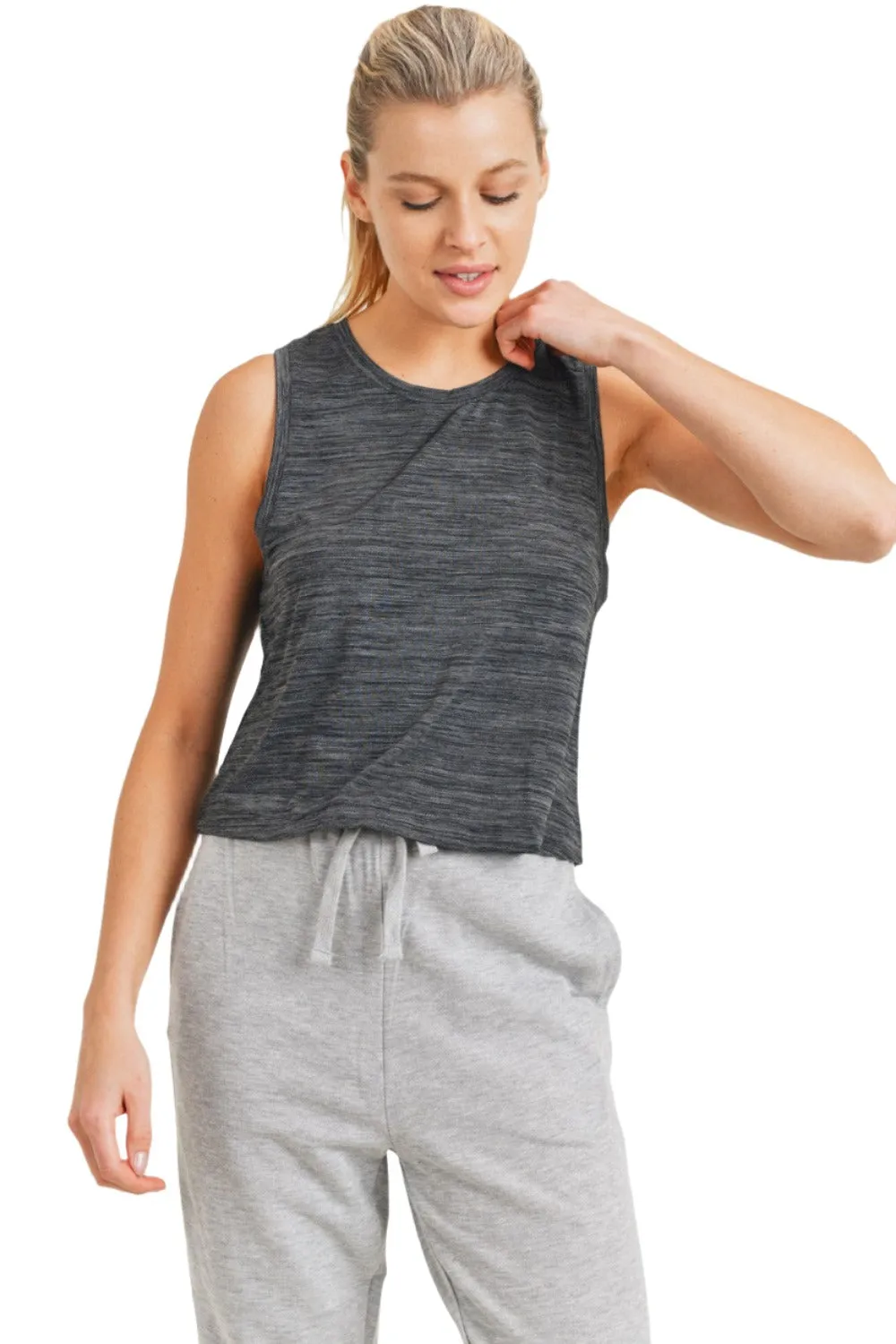 Zweifarbiges Essential Racerback Tanktop (AT3089)