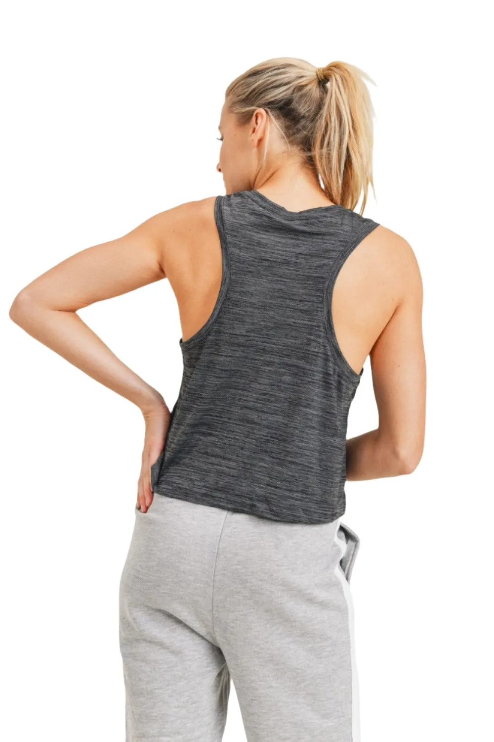 Zweifarbiges Essential Racerback Tanktop (AT3089)