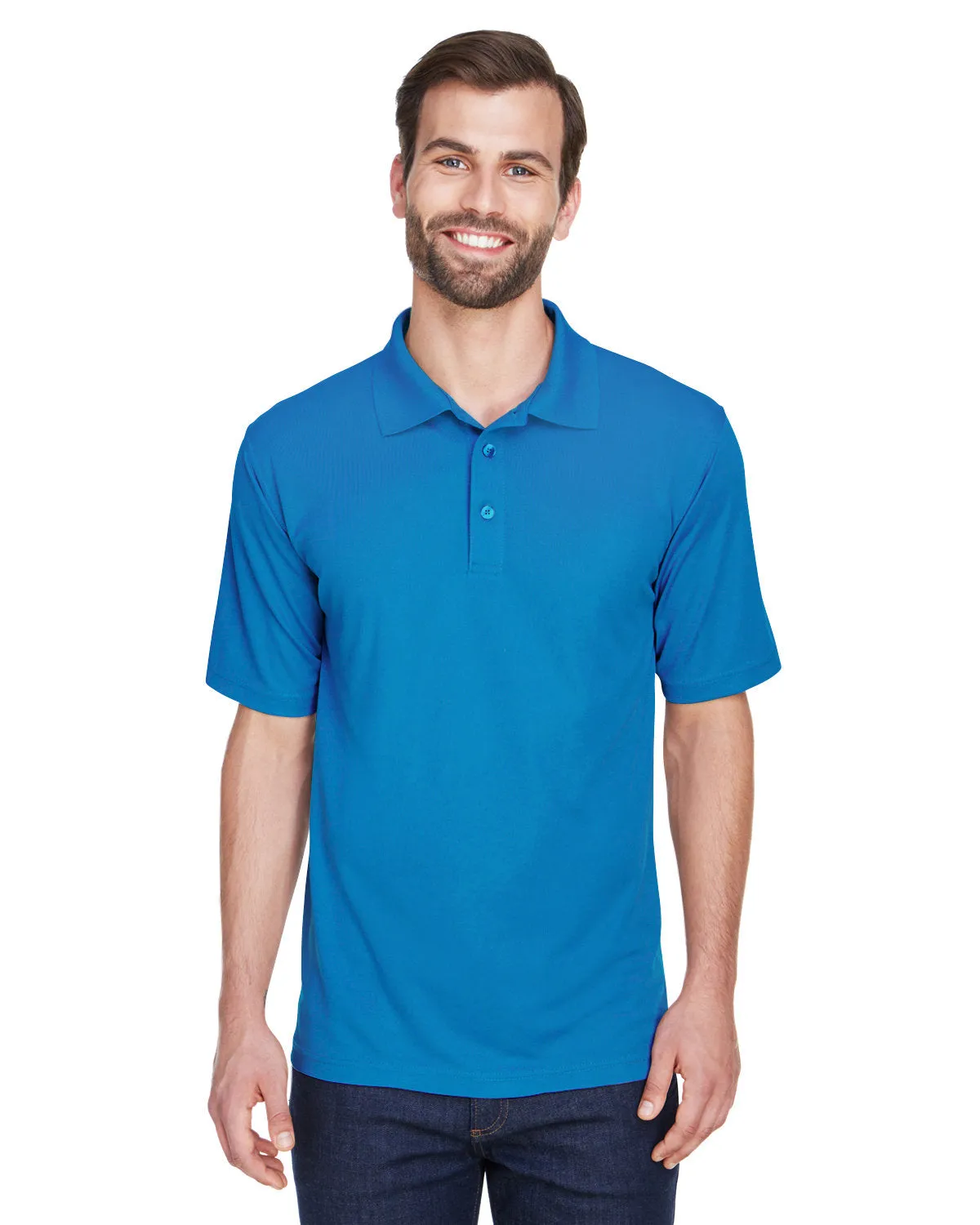 UltraClub 8210 Herren Cool & Dry Mesh-Piqué-Polo