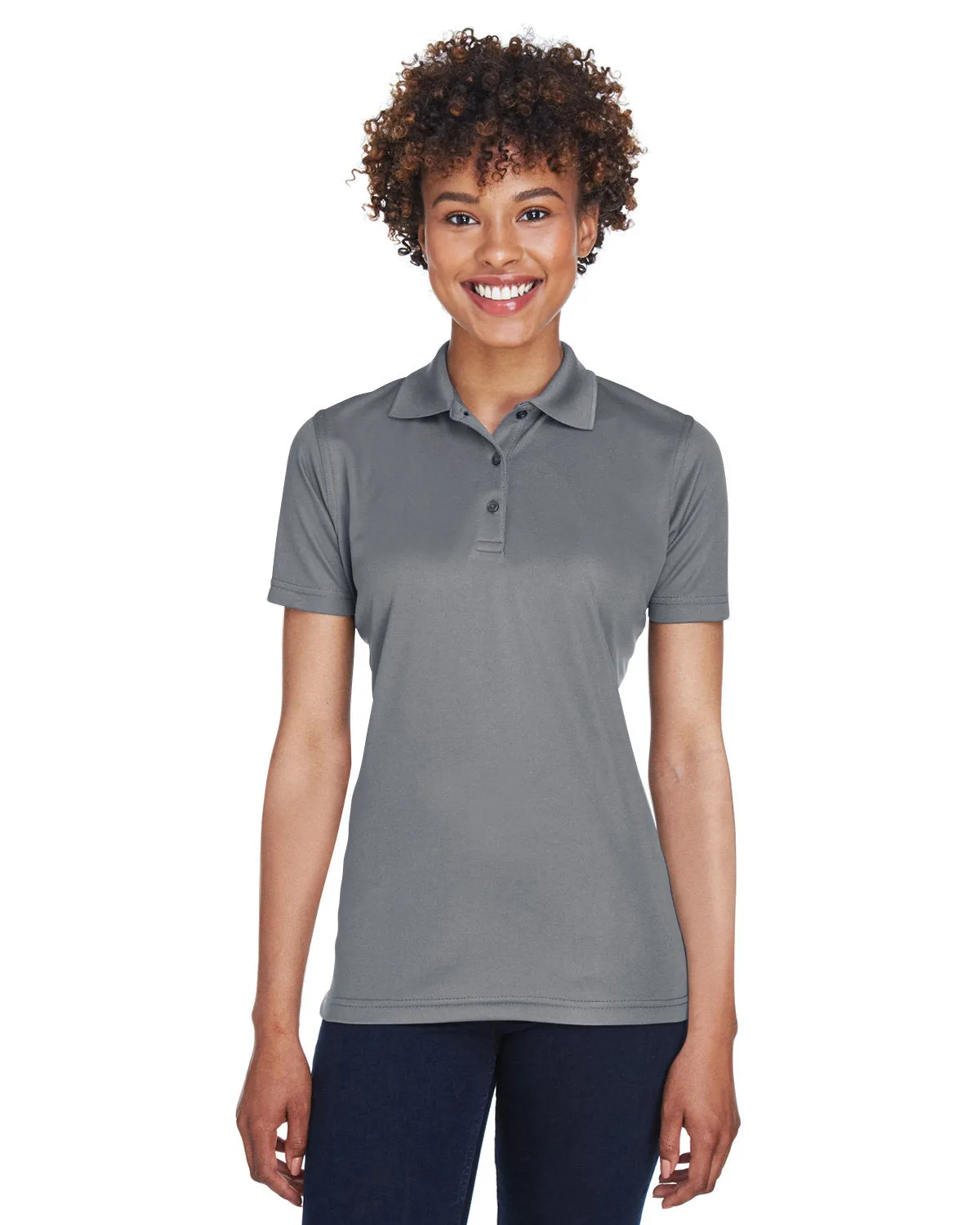UltraClub 8210L Damen Cool & Dry Mesh Piqué-Polo