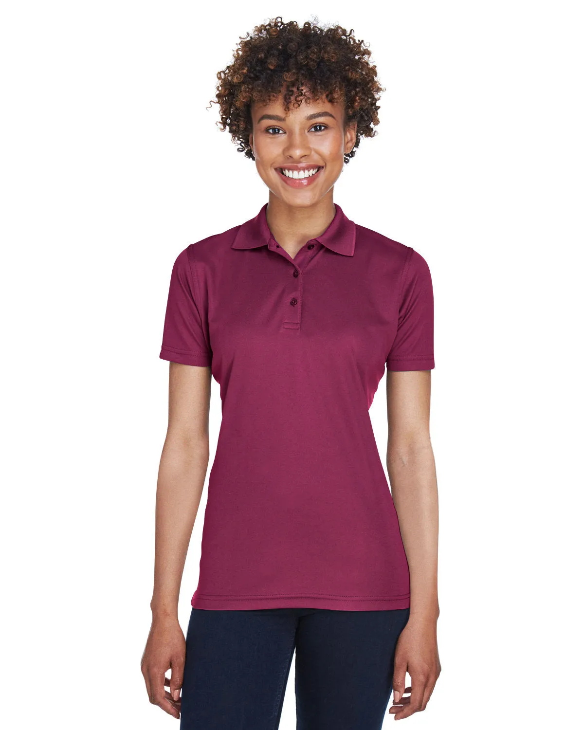 UltraClub 8210L Damen Cool & Dry Mesh Piqué-Polo