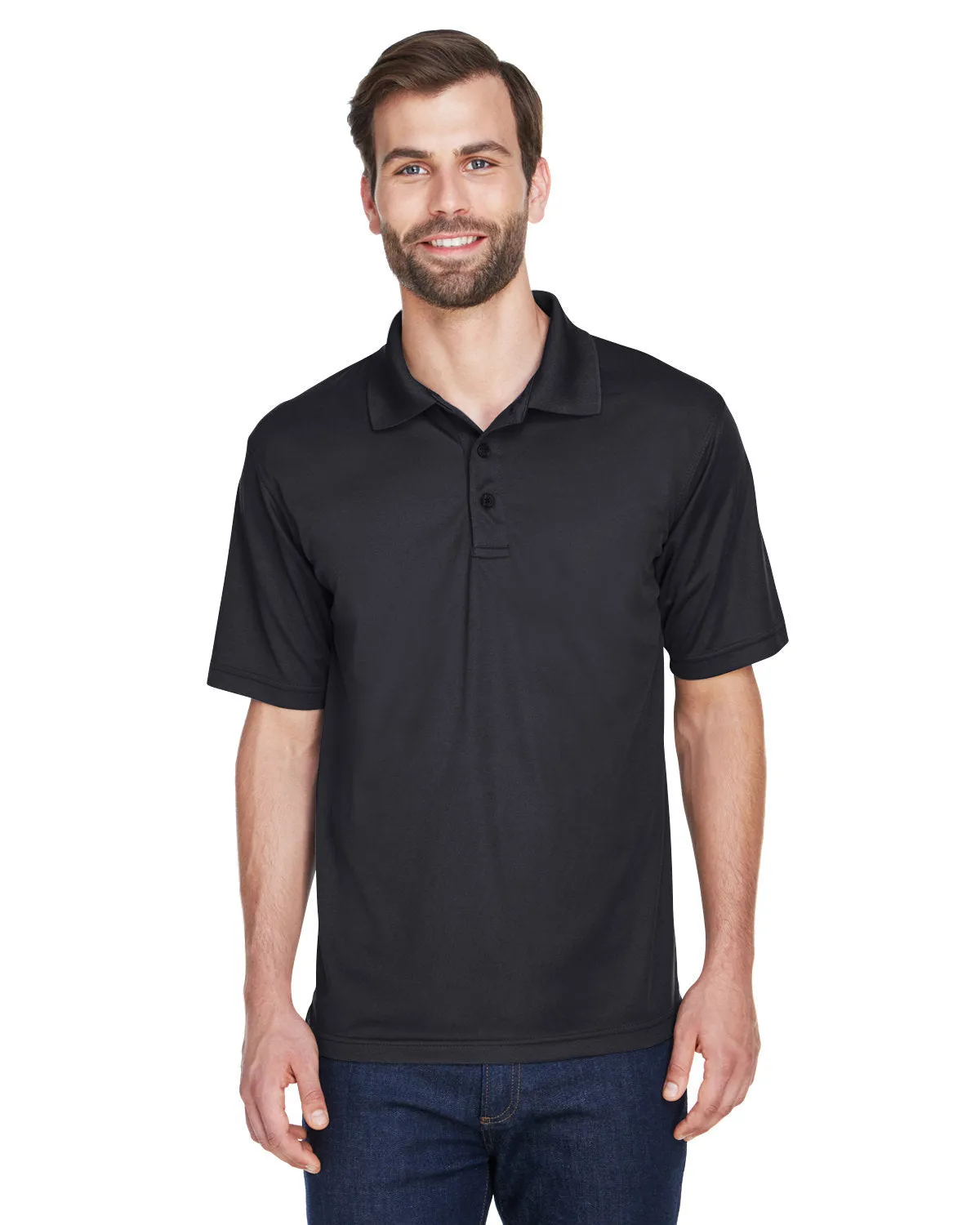 UltraClub 8210T Herren Lang Cool & Dry Mesh Piqué Polo
