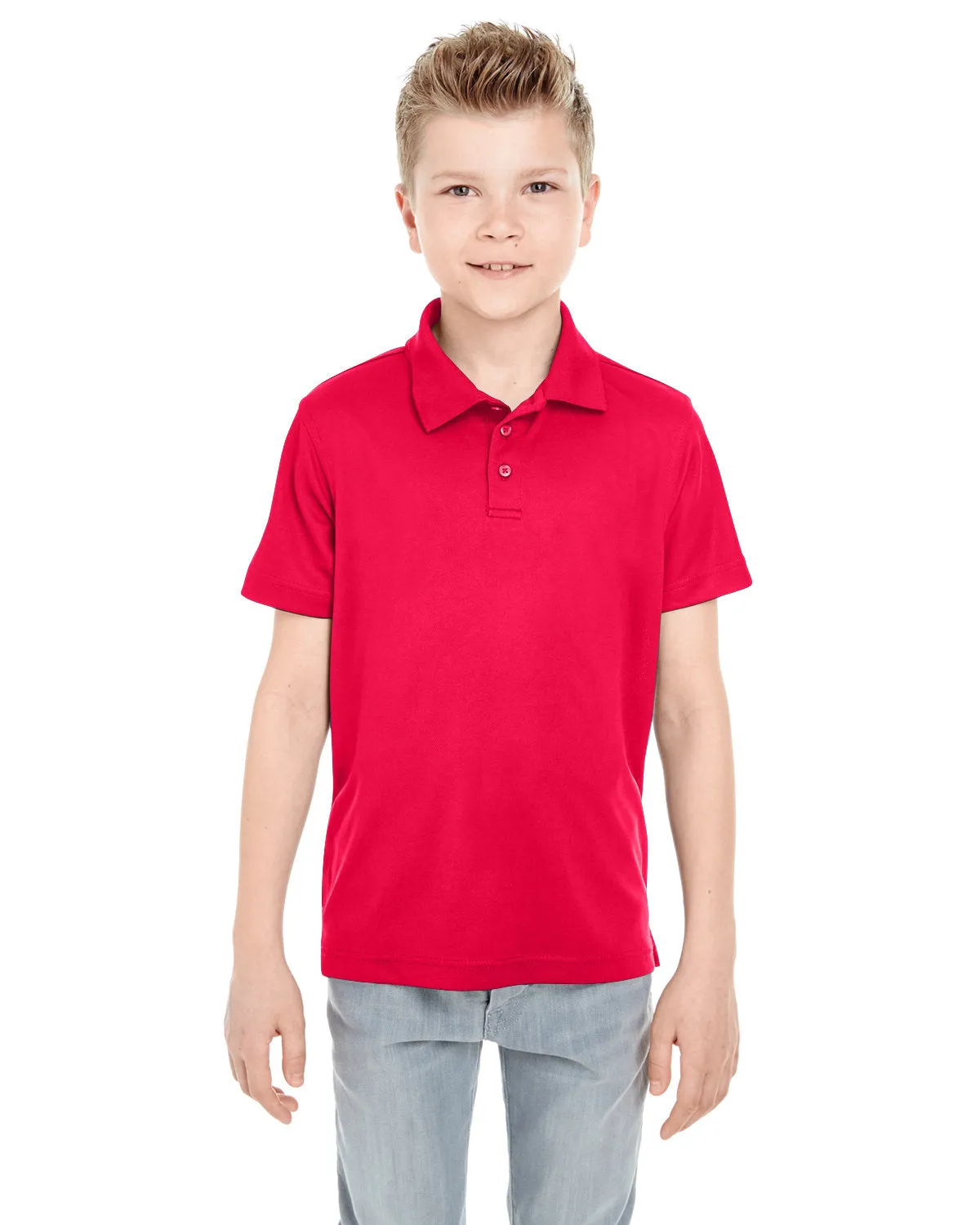 UltraClub 8210Y Jugendliches Cool & Dry Mesh PiquPolo