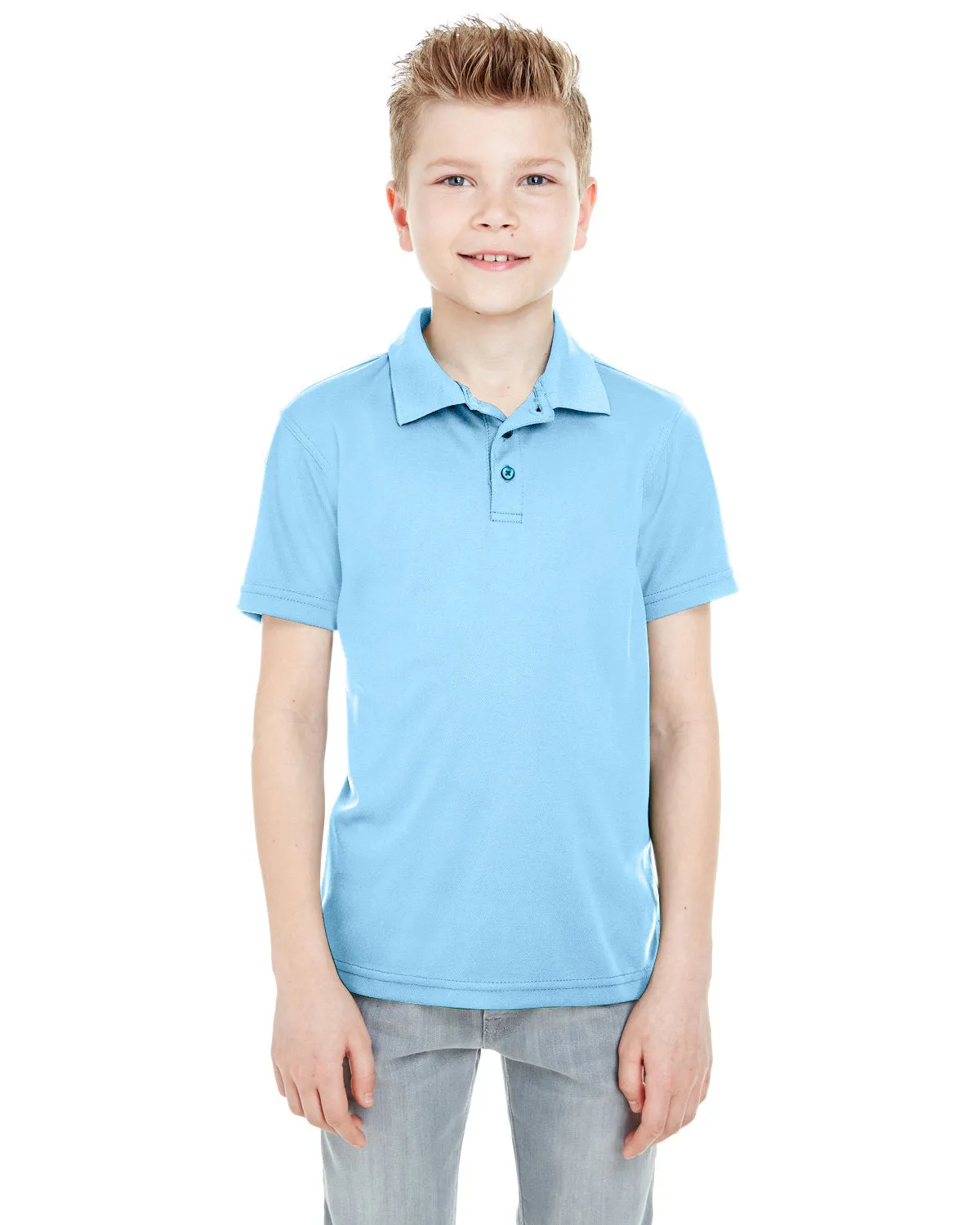 UltraClub 8210Y Jugendliches Cool & Dry Mesh PiquPolo