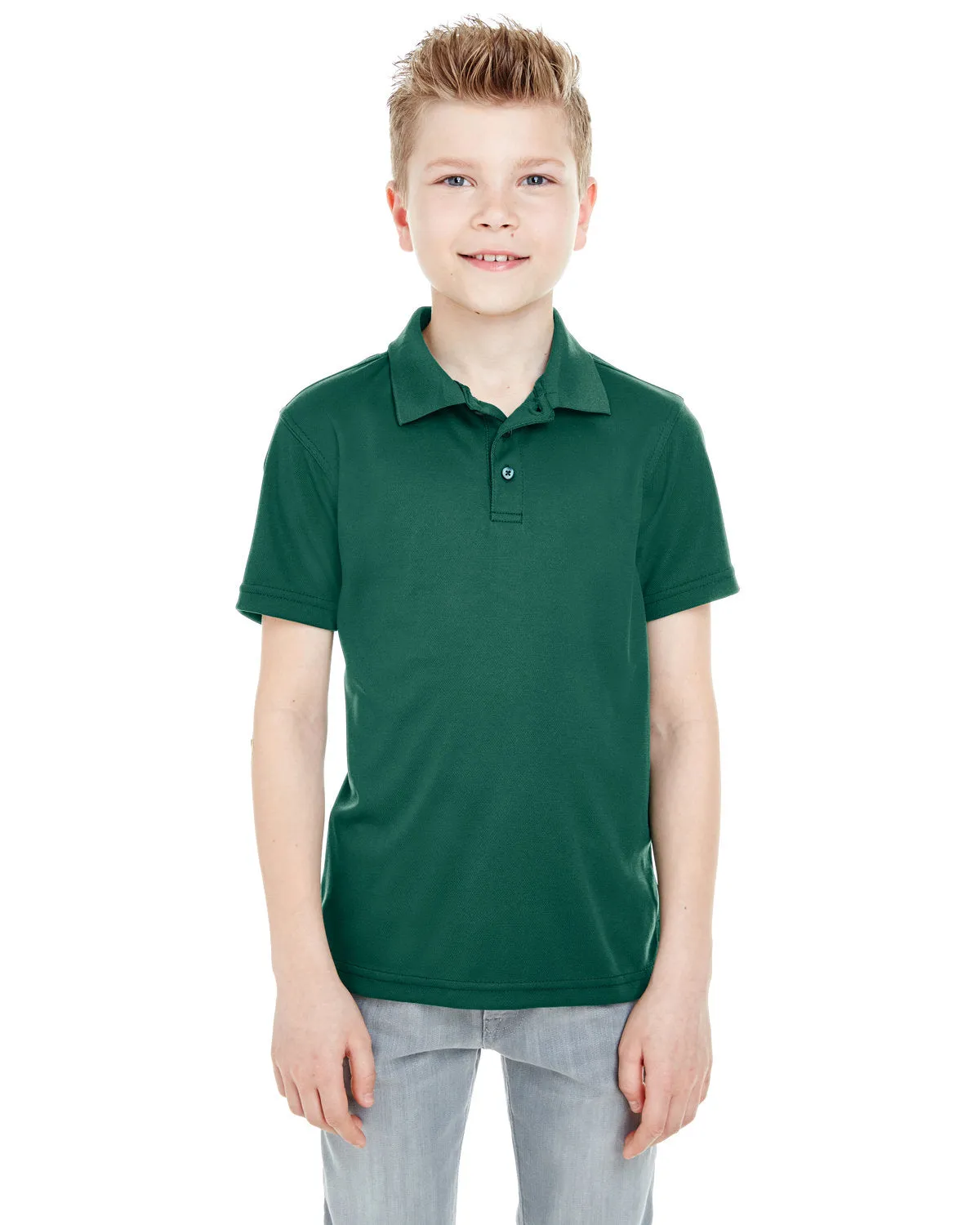 UltraClub 8210Y Jugendliches Cool & Dry Mesh PiquPolo