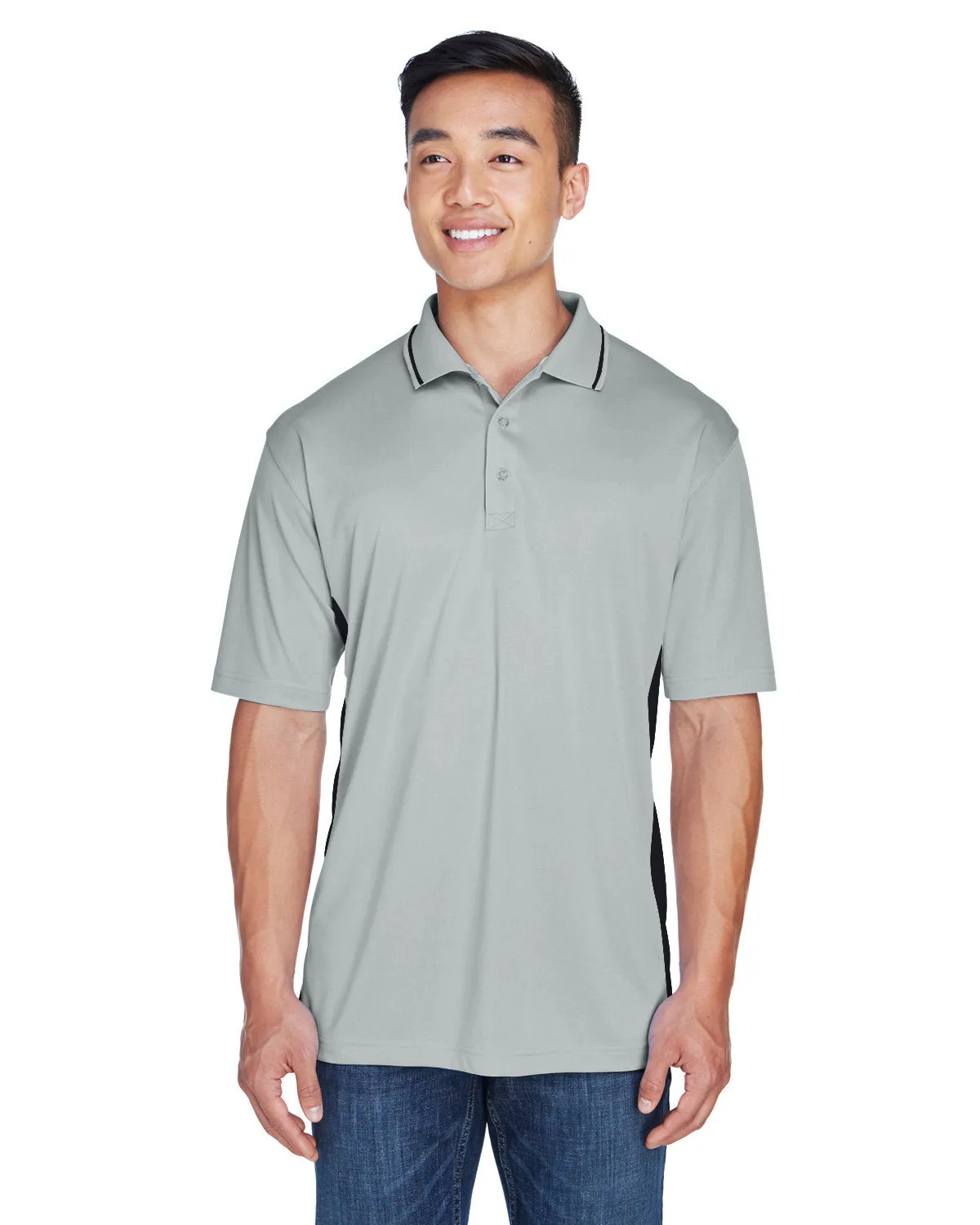 UltraClub 8406 Herren Cool & Dry Sport Polo in Zweifarben