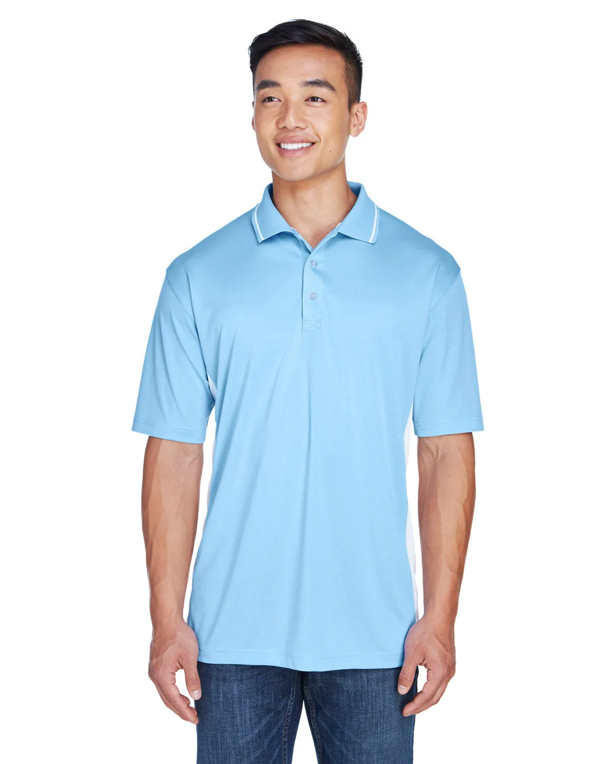 UltraClub 8406 Herren Cool & Dry Sport Polo in Zweifarben