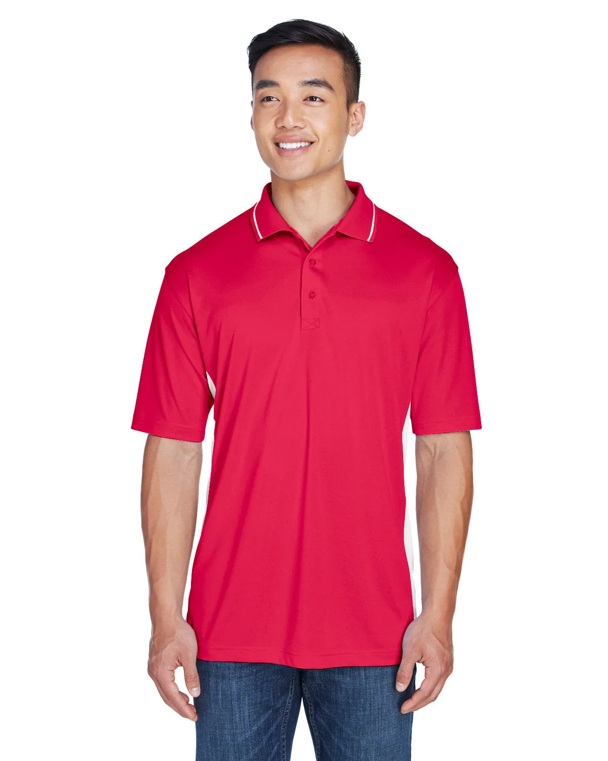 UltraClub 8406 Herren Cool & Dry Sport Polo in Zweifarben