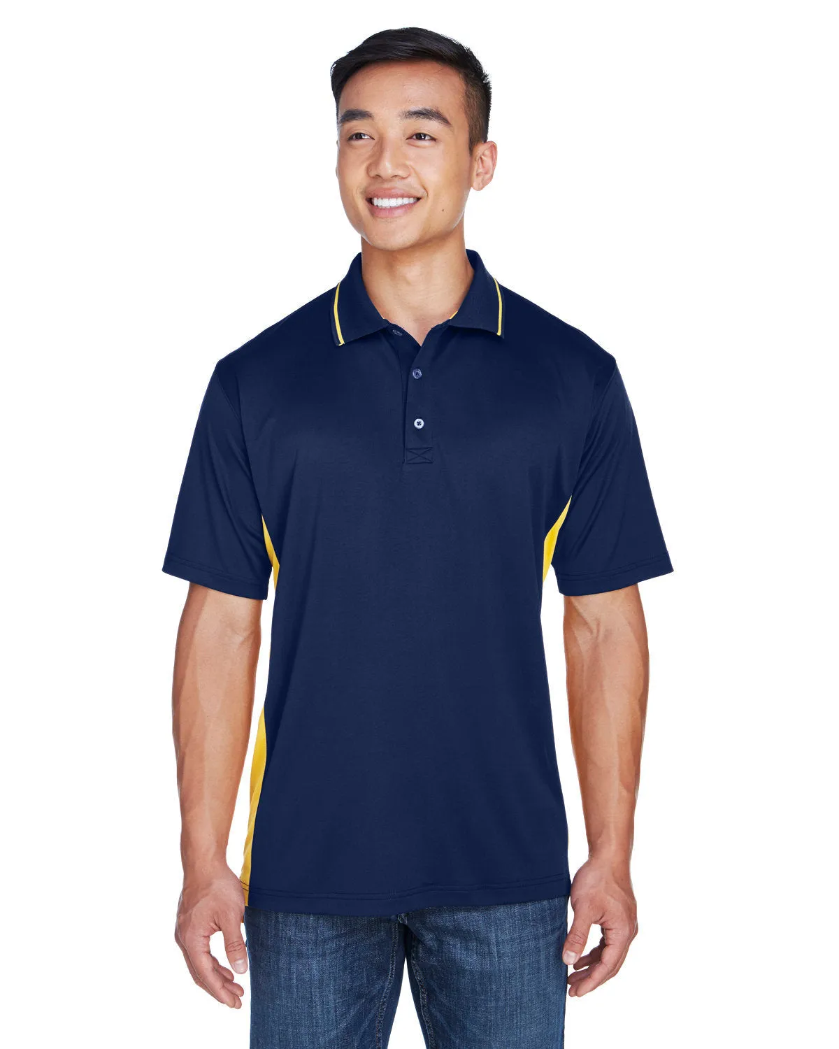 UltraClub 8406 Herren Cool & Dry Sport Polo in Zweifarben
