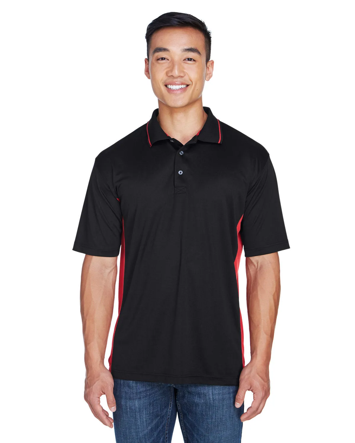 UltraClub 8406 Herren Cool & Dry Sport Polo in Zweifarben