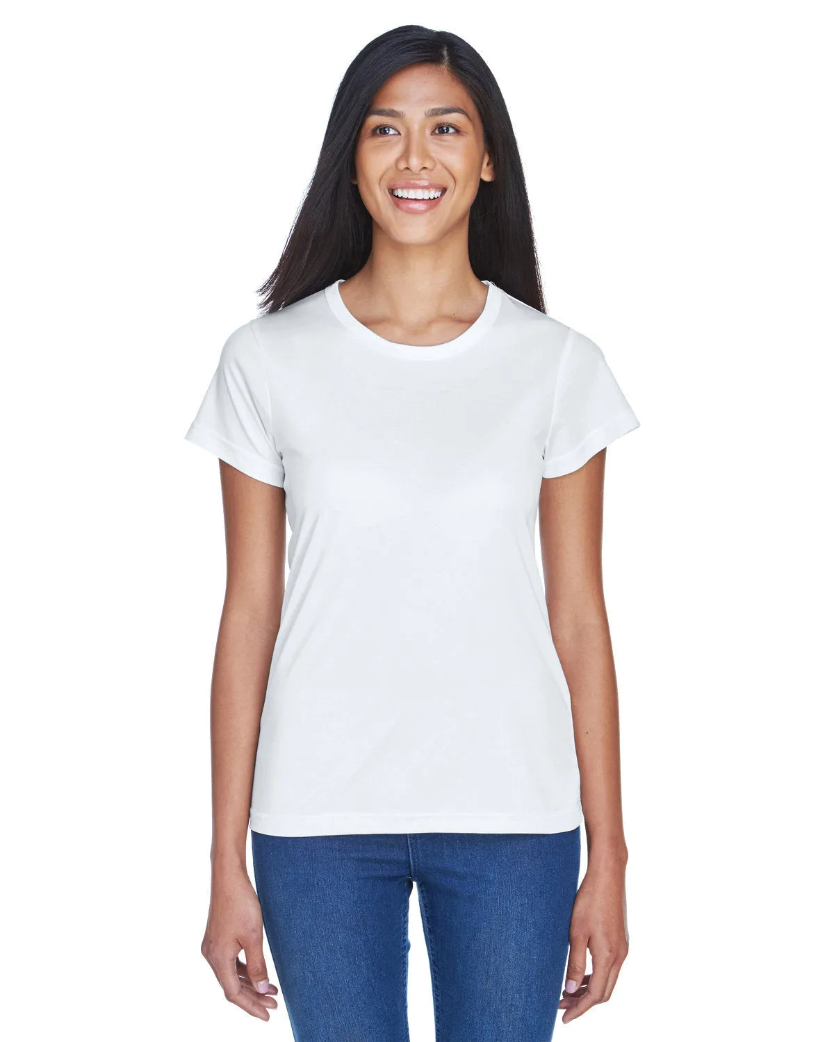 UltraClub 8420L Damen Cool & Dry Sport Performance Interlock-T-Shirt