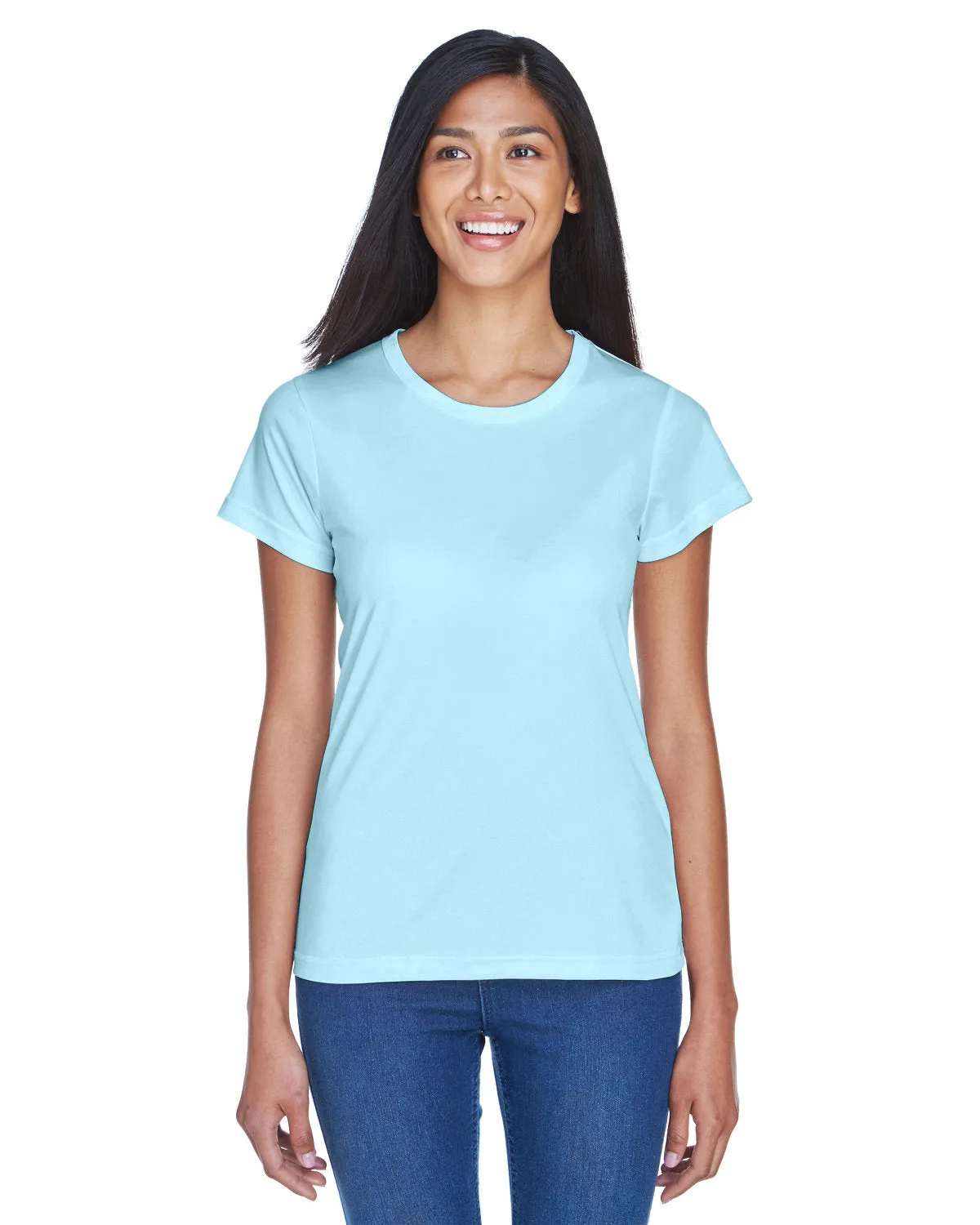 UltraClub 8420L Damen Cool & Dry Sport Performance Interlock-T-Shirt