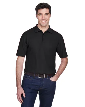 UltraClub 8540T Herren Langarms Whisper Piqu Polo