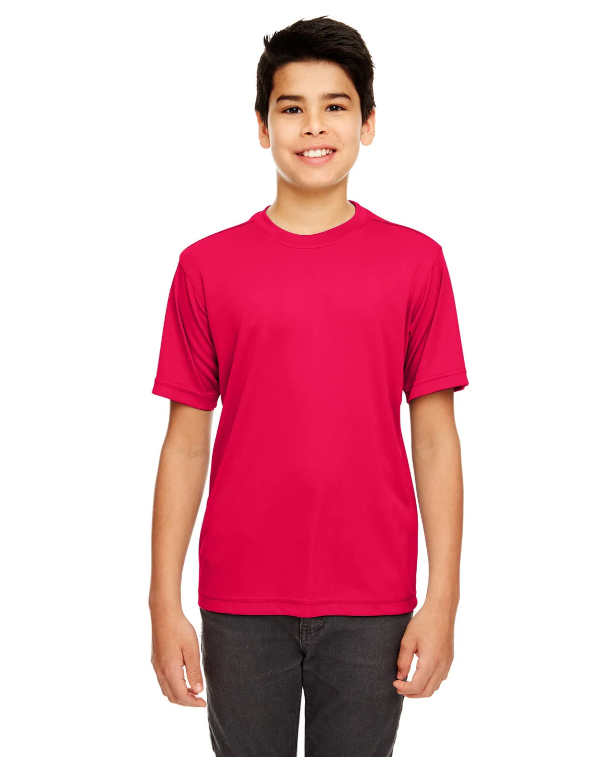 UltraClub 8620Y Jugendliches Cool & Dry Basic Performance T-Shirt