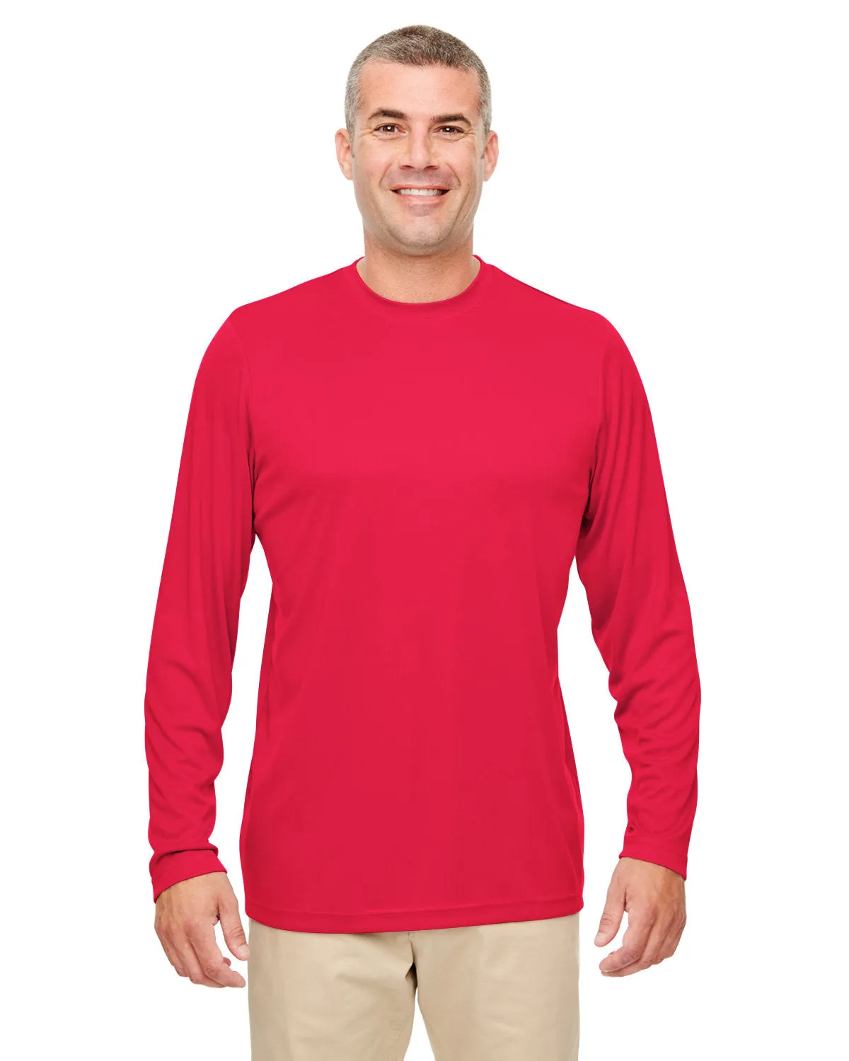 UltraClub 8622 Herren Cool & Dry Performance Langarm-Shirt