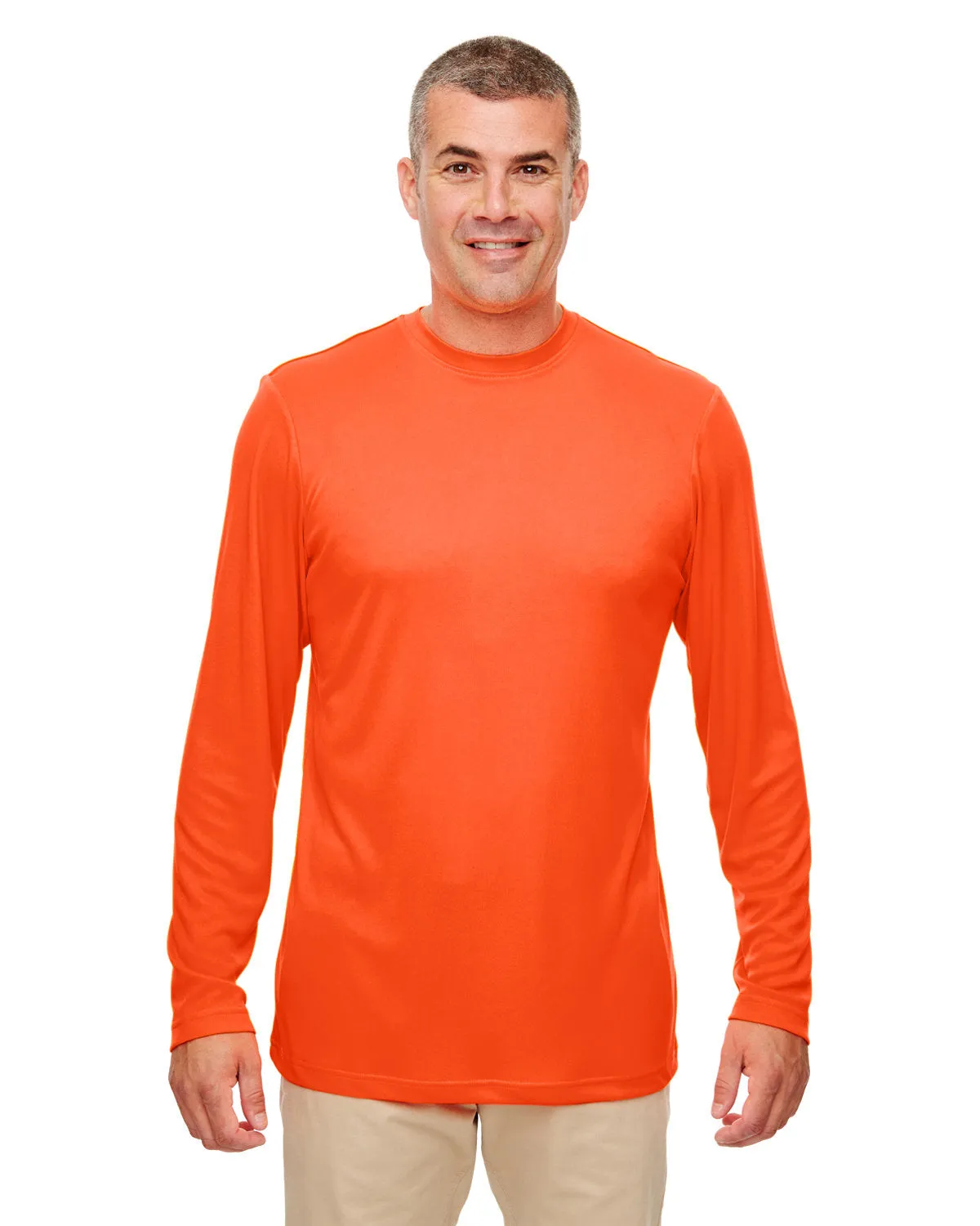 UltraClub 8622 Herren Cool & Dry Performance Langarm-Shirt