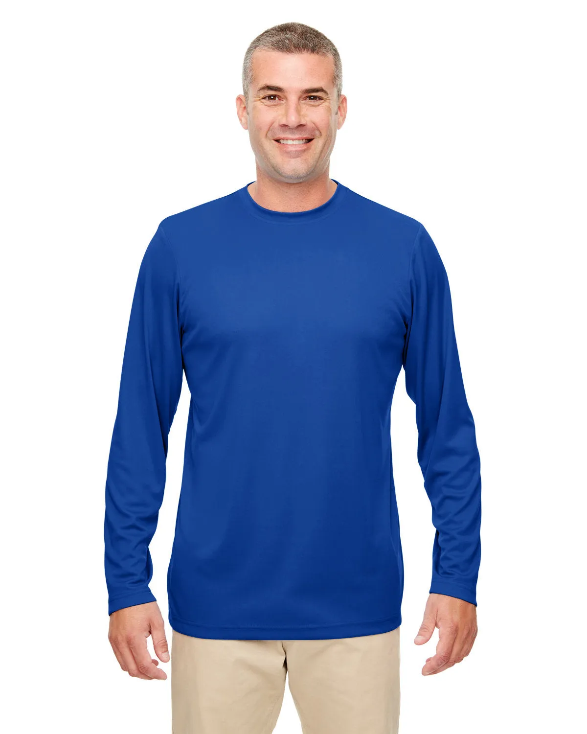 UltraClub 8622 Herren Cool & Dry Performance Langarm-Shirt