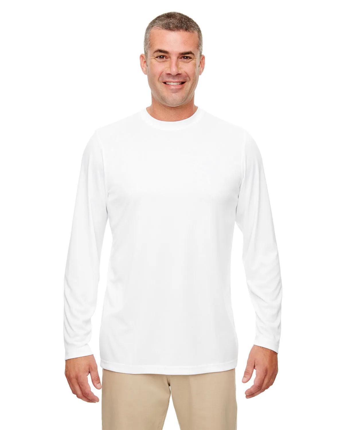 UltraClub 8622 Herren Cool & Dry Performance Langarm-Shirt