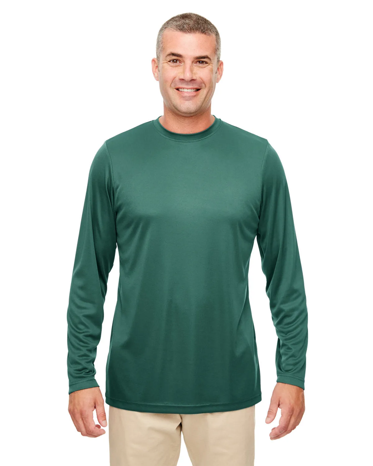 UltraClub 8622 Herren Cool & Dry Performance Langarm-Shirt