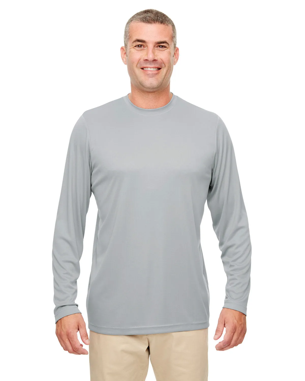 UltraClub 8622 Herren Cool & Dry Performance Langarm-Shirt