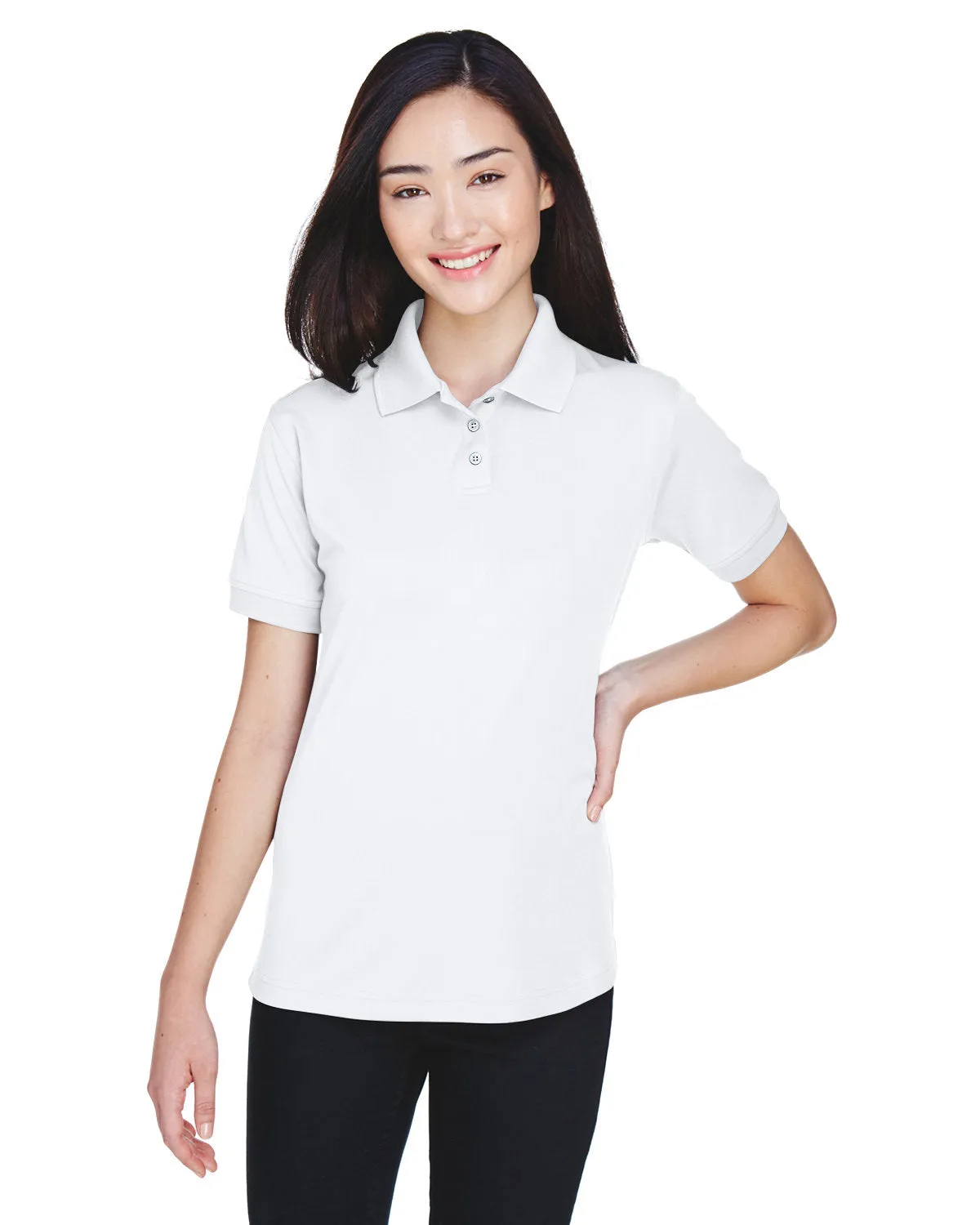 UltraClub U8315L Damen Platinum Performance Piqué Polo mit TempControl-Technologie