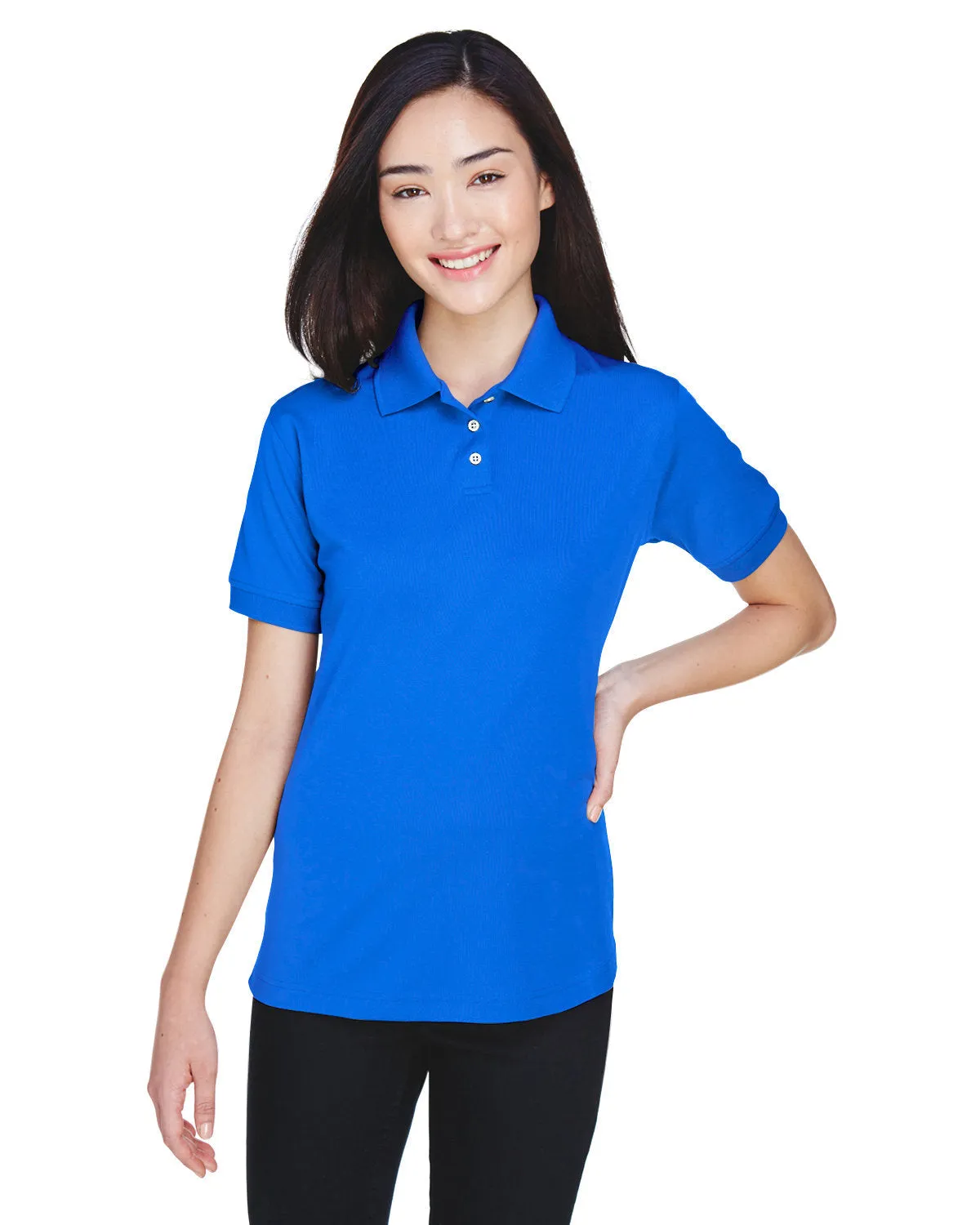 UltraClub U8315L Damen Platinum Performance Piqué Polo mit TempControl-Technologie